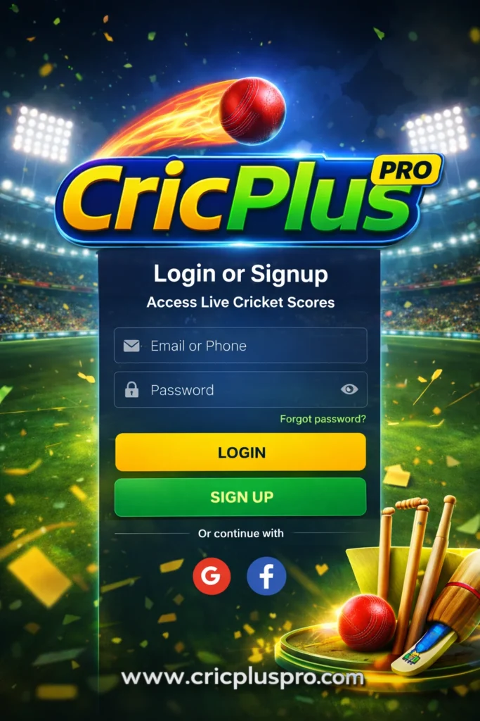 cricplus pro login
