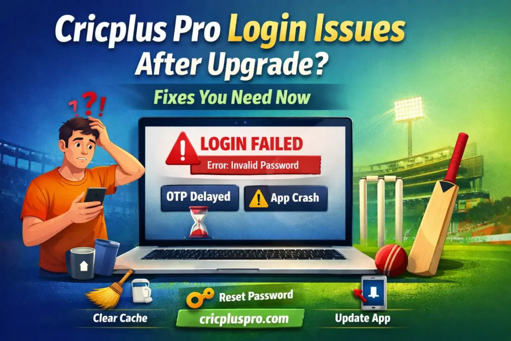 Cricplus Pro Login Issues