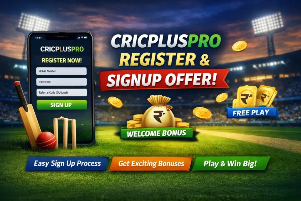 cricpluspro Register signup